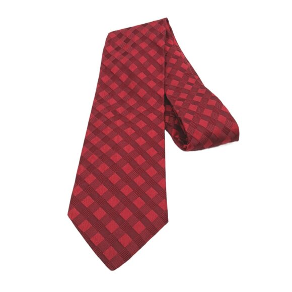 Plaids & Checks Red Ties for Men for sale | eBay John W. Nordstrom Silk Tie Men’s 60.25” Red Gingham Plaid Western Wide New